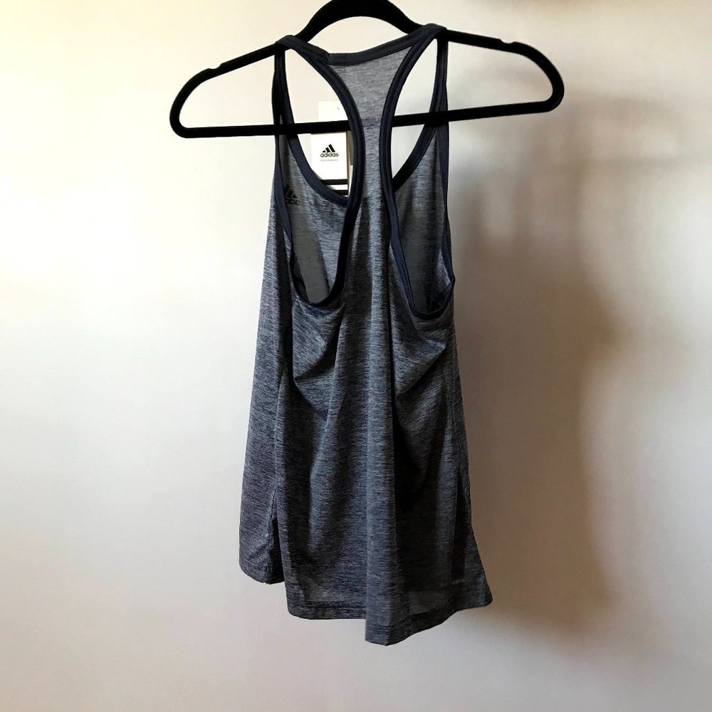 Adidas Climalite Blue Gradient Racerback Tank - Picture 2 of 3